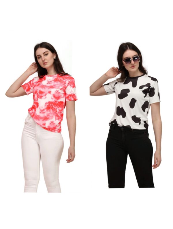 BUY NOW EXCLUSIVE OVERSIZE 2 T-SHIRT COMBO FOR WOMEN BY SHRIEZ
